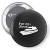 i'm on a boat Pin-back button