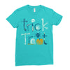 Trick or Treat Ladies Fitted T-Shirt