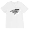 SIMPLE TEXT V-Neck Tee