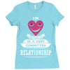 I Am Actually In A Very Commited Relationship Ladies Fitted T-Shirt