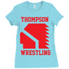 Thompson High School Wrestling (Vision Quest) Ladies Fitted T-Shirt