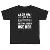 Back Off Crazy Momma Afraid To Use Her Toddler T-shirt
