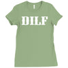 dilf Ladies Fitted T-Shirt