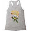 vegan pizza power Racerback Tank