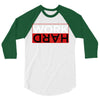 Work Hard 3/4 Sleeve Shirt