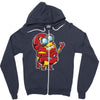 alu minion Zipper Hoodie