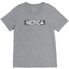 merica graphic V-Neck Tee