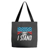 I Don't Kneel Tote Bags