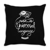 music is the universal language of mankind Throw Pillow