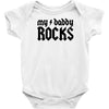 daddy rocks Baby Onesie