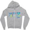 happy father day Zipper Hoodie