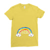 You're Looking At A Rainbow Ladies Fitted T-Shirt