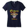 cinco de mayo badass skull Women's V-Neck T-Shirt