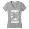 people should not be afraid of their governments Women's V-Neck T-Shirt