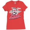 boo (2) Ladies Fitted T-Shirt