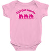 tribut t shirt john mellencamp   kleine rosa h&auml;user Baby Onesie