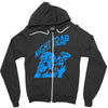 new retro night trap Zipper Hoodie