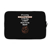 loving halloween is right Laptop sleeve
