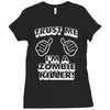 trust me i'm a zombie killer Ladies Fitted T-Shirt