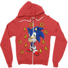 Sonic Rings Zipper Hoodie
