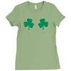 shamrock boobs Ladies Fitted T-Shirt
