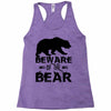 Beware Of The Bear Racerback Tank