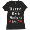 happy 1st mothers day babygrow Ladies Fitted T-Shirt