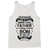 Super Cool Father Of A Freaking Awesome Son Tank Top