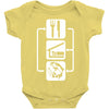 v2 eat sleep fish Baby Onesie