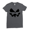 pumpkin face Ladies Fitted T-Shirt
