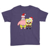 spongebob squarepants and patrick christmas Youth Tee