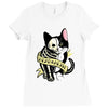 schrodinger cat tattoo Ladies Fitted T-Shirt