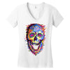 skull kid draw Women's V-Neck T-Shirt
