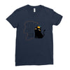 Halloween Cat Ladies Fitted T-Shirt
