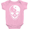 yin yang skull (2) Baby Onesie