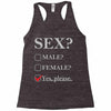 Sex Yes Please Racerback Tank