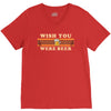 Wish You Were Beer V-Neck Tee