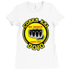 strike first, strike hard, no mercy Ladies Fitted T-Shirt