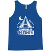 white ink camping is in tents funny Tank Top
