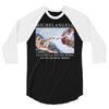 Michelangelo Creation of Adam 3/4 Sleeve Shirt