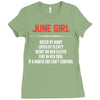 June Girl Hated By Many Ladies Fitted T-Shirt