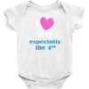 i love july especially the 4th Baby Bodysuit