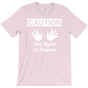 caution! jazz handsfunny jazz dance comic boogie camp trumpet T-Shirt