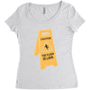 the floor is lava Women's Triblend Scoop T-shirt
