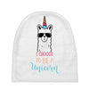 i choose to be a unicorn Baby Beanies