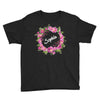 Floral Baby Name Youth Tee