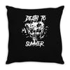 death to summer Throw Pillow