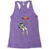 astronaut basketball planet Racerback Tank