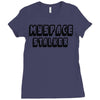 myspace stalker Ladies Fitted T-Shirt