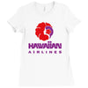 stylish retro hawaiian airlines Ladies Fitted T-Shirt